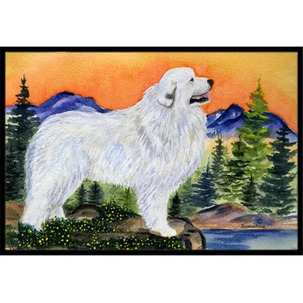 Carolines Treasures SS8183MAT 18 x 27 in. Great Pyrenees Indoor Outdoor Doormat SS8183MAT - main
